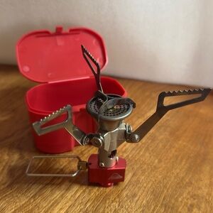 MSR Backpacking Stove - Red and Silver